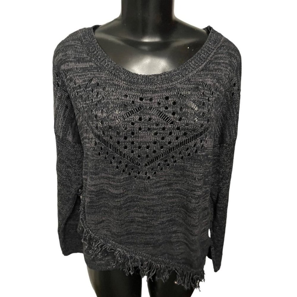 Medium Nine West Vintage American Collection Womens Sweater Fringe